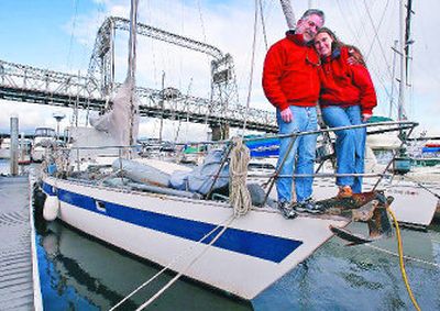 
Michael and Nancy Morrell are back home at the Foss Waterway Marina in Tacoma after completing a 161/2-year journey during which they sailed nearly 145,000 miles around the world. 
 (Drew Perine Tacoma News Tribune / The Spokesman-Review)