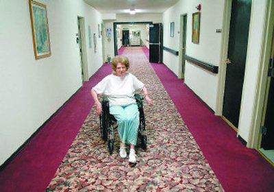 
Rose Martin, 84, a resident of Fairview Assisted Living Inc. in Spokane, was in a battle over long-term care insurance benefits, but recently was approved for coverage.
 (Dan Pelle / The Spokesman-Review)