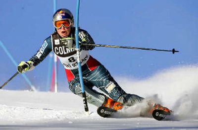 
Lindsey Kildow of the United States has won 18 World Cup titles to surpass her childhood idol, Picabo Street. 
 (Associated Press / The Spokesman-Review)