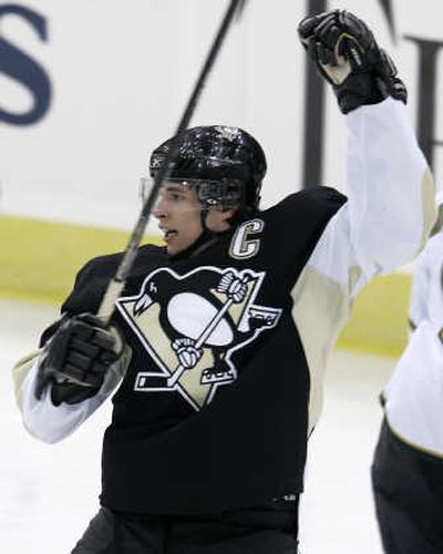 
Pittsburgh's Sidney Crosby is looking forward to facing the Buffalo Sabres in an outdoor game on New Year's Day. Associated Press
 (Associated Press / The Spokesman-Review)