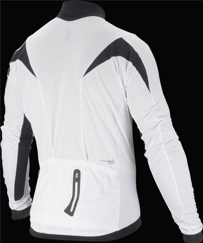 Specialized’s long-sleeved Solar Jet Jersey has a sun- blocking rating of UPF 50.