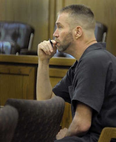 
Carleton Smith listens in Spokane Superior Court Thursday. 
 (Christopher Anderson / The Spokesman-Review)