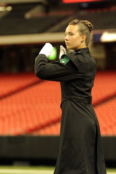 Emma Phillips at the DCI Atlanta Southeastern Championships at the Georgia Dome in Atlanta, last summer.
