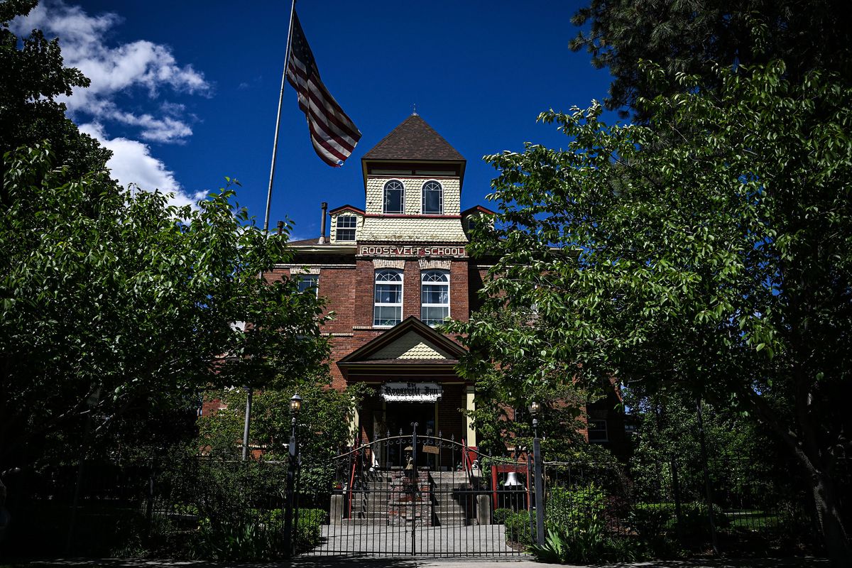 The Roosevelt Inn, 105 E. Wallace Ave., is photographed in Coeur d’Alene on Monday. The city passed a moratorium on demolishing historic buildings to save places like the Roosevelt Inn, formerly the Roosevelt School.  (Kathy Plonka/The Spokesman-Review)