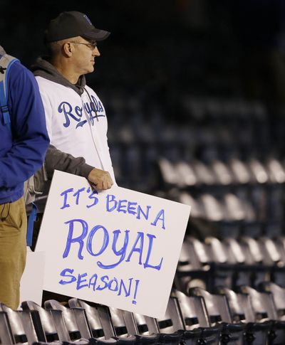 A Kansas City fan puts Royals’ amazing season in perspective. (Associated Press)