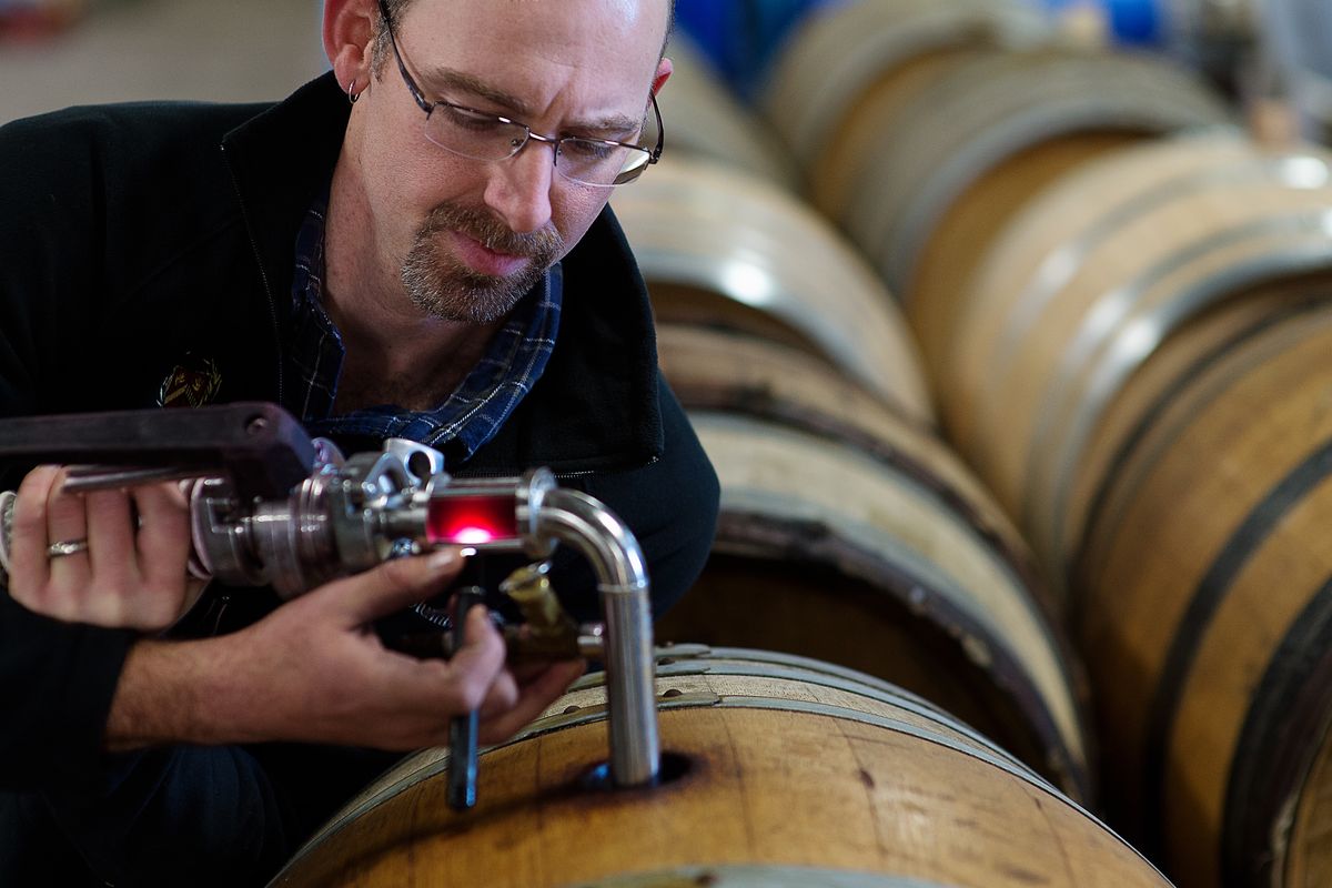 Andy McVay was promoted in 2017 to lead the winemaking at Dobbes. The Oregon State University graduate in food and fermentation science first landed at Dobbes in 2008 as part of the Wine By Joe team.  (Photo courtesy of Dobbes Family Estate)