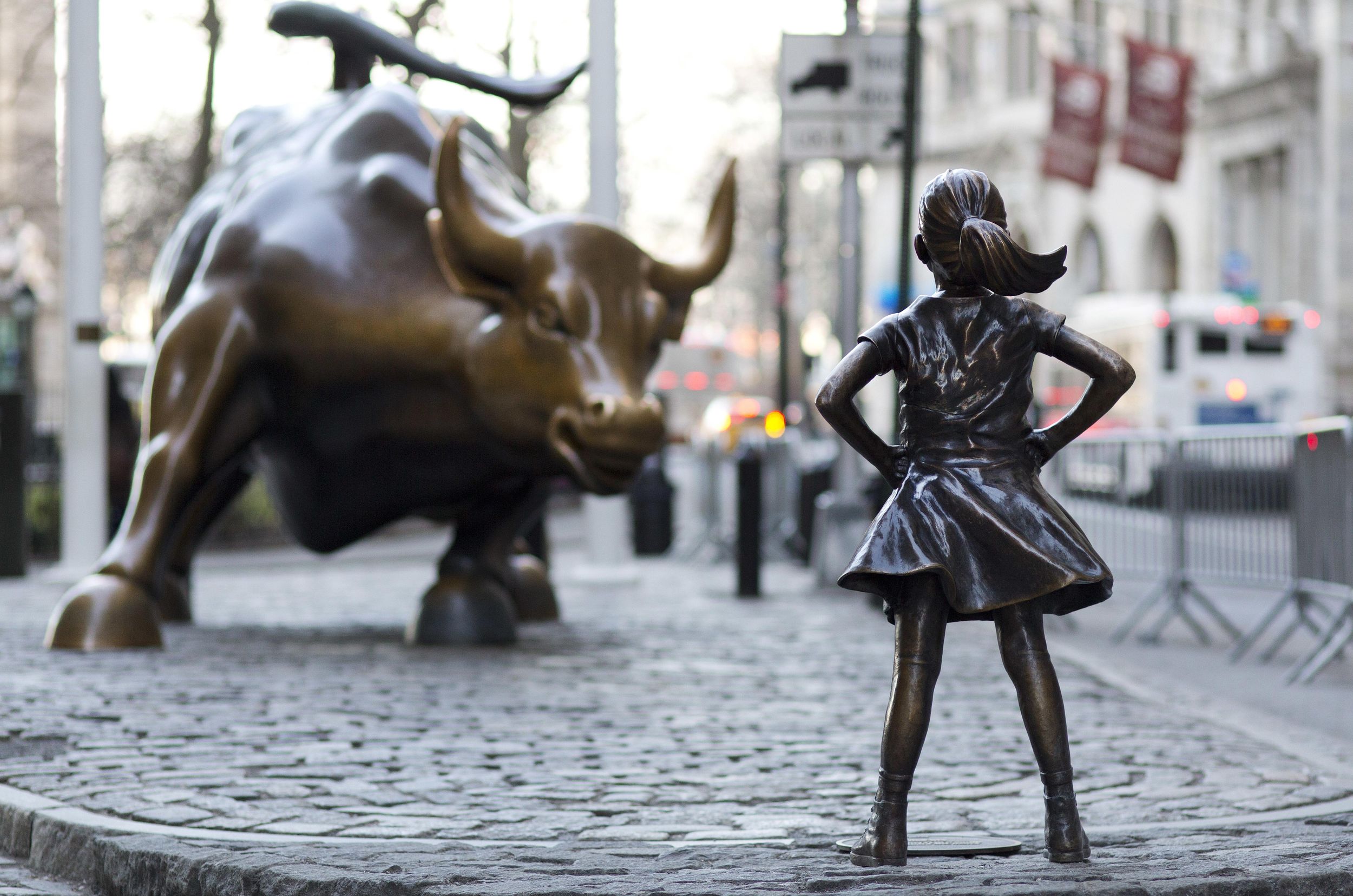 ‘fearless Girl Statue Can Stay At Wall Street Through Feb 2018 Nyc Mayor Says The Spokesman 7231