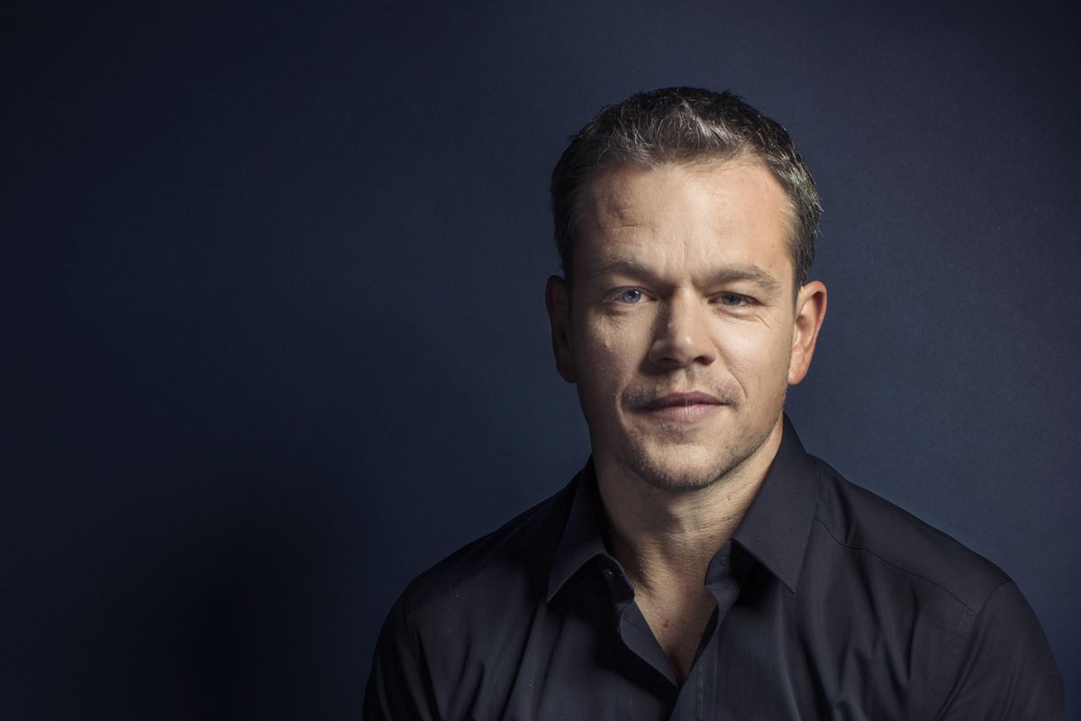 Matt Damon poses for a portrait in promotion of his upcoming role in “The Martian” at the 2015 Toronto International Film Festival in Toronto. (Victoria Will / Victoria Will/Invision/Associated Press)