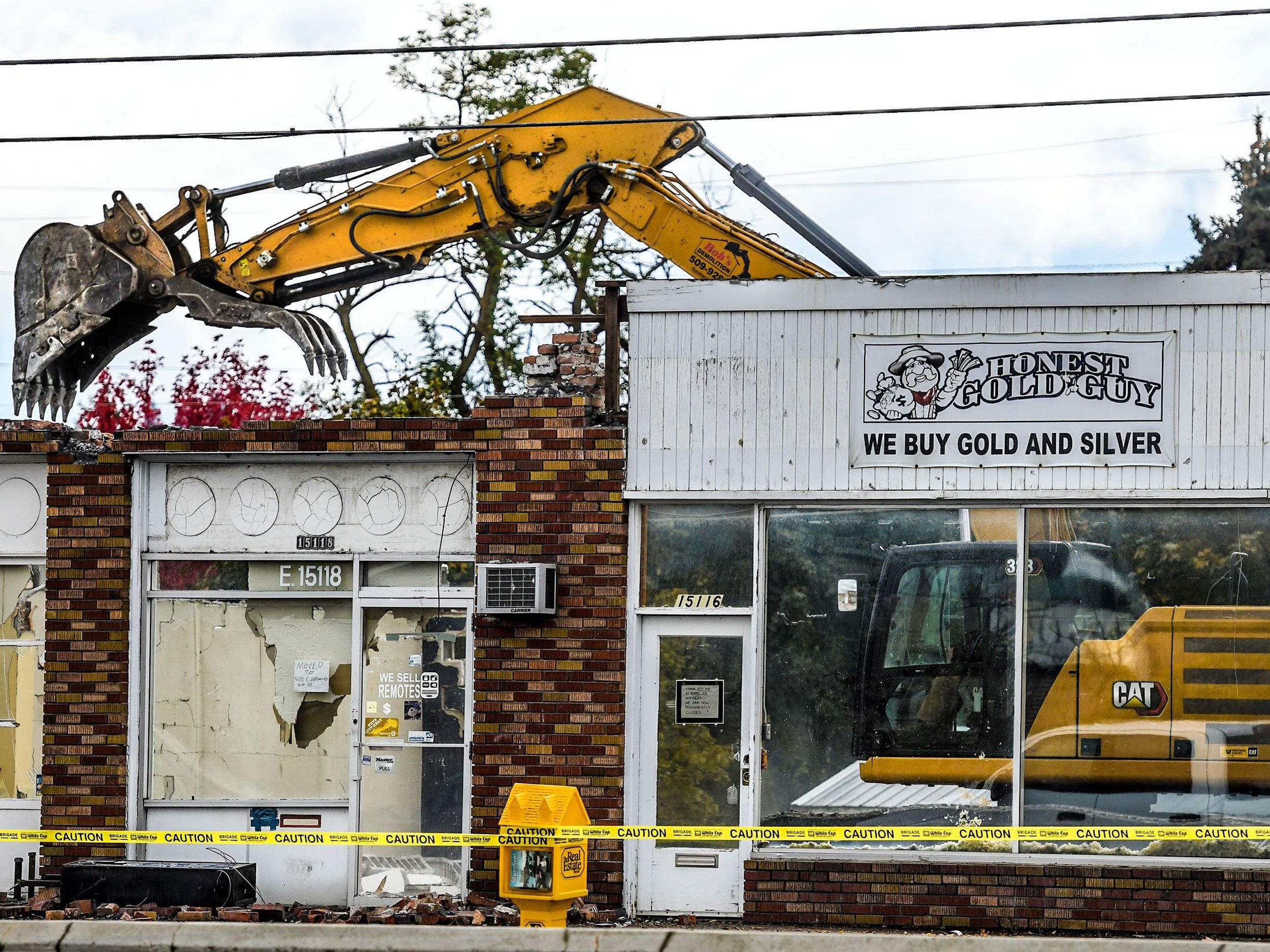 Demolition begins on historic Spokane Valley building | The Spokesman-Review