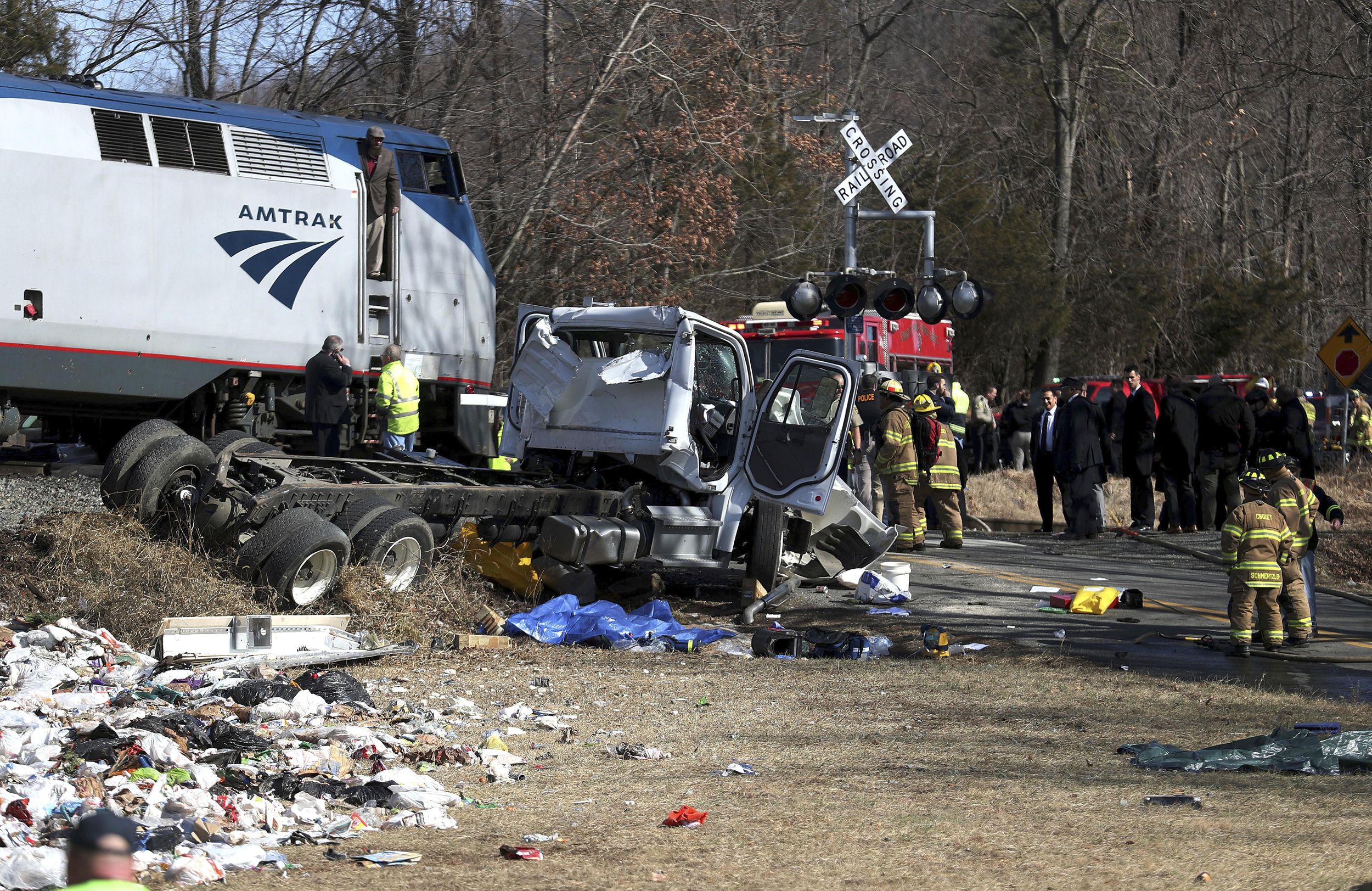 NTSB: Truck hit by GOP train was on tracks after warning | The ...