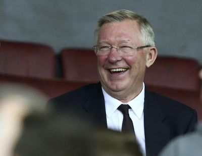 FILE- In this file photo dated Thursday, Sept. 29, 2016, former Manchester United manager Alex Ferguson waits for the start of the match against Zorya Luhansk at Old Trafford, Manchester, England. Manchester United said Saturday May 5, 2018, that former manager Alex Ferguson has undergone emergency surgery for a brain haemorrhage. (Dave Thompson / Associated Press)