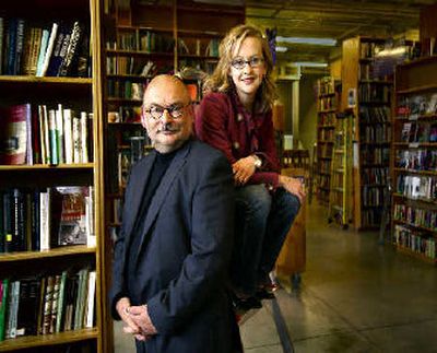 
Michael Powell and his daughter Emily Powell are seen among the shelves in Powell's City of Books.  
 (Associated Press / The Spokesman-Review)
