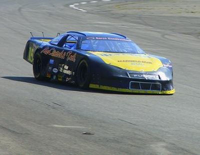Kevin Richards won the INSSA 100-lap main event at Stateline Speedway on Aug. 22, 2009. (Photo courtesy of INSSA) (The Spokesman-Review)