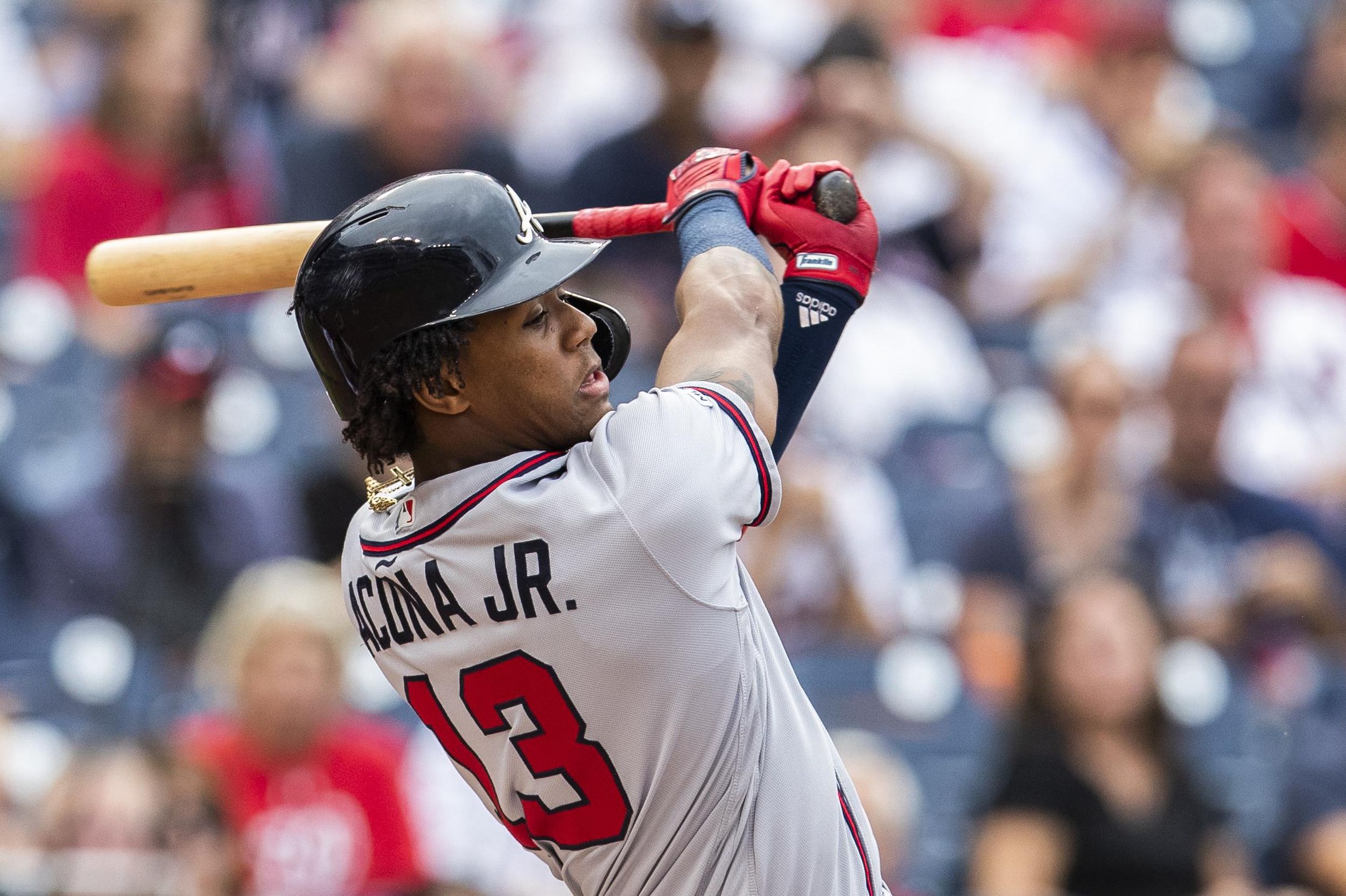 MLB roundup Ronald Acuna, Braves pound Nationals, clinch playoff spot