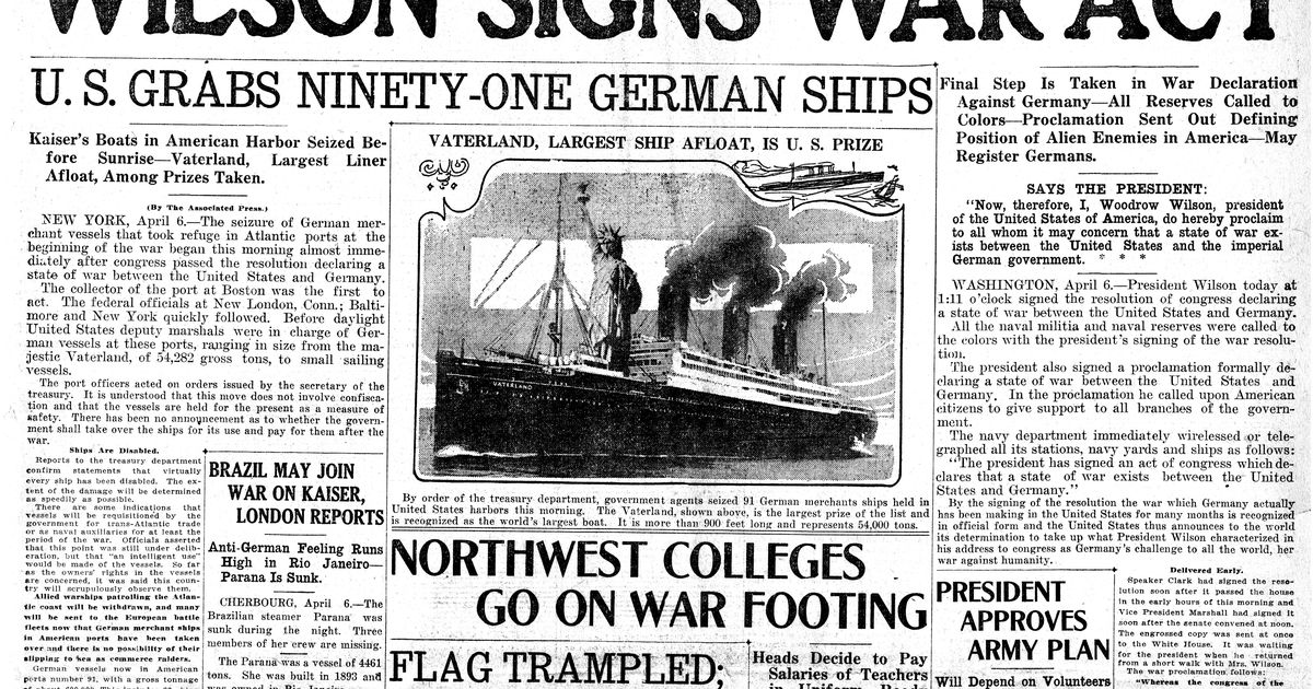 once the united states entered world war i, its navy played a key role by