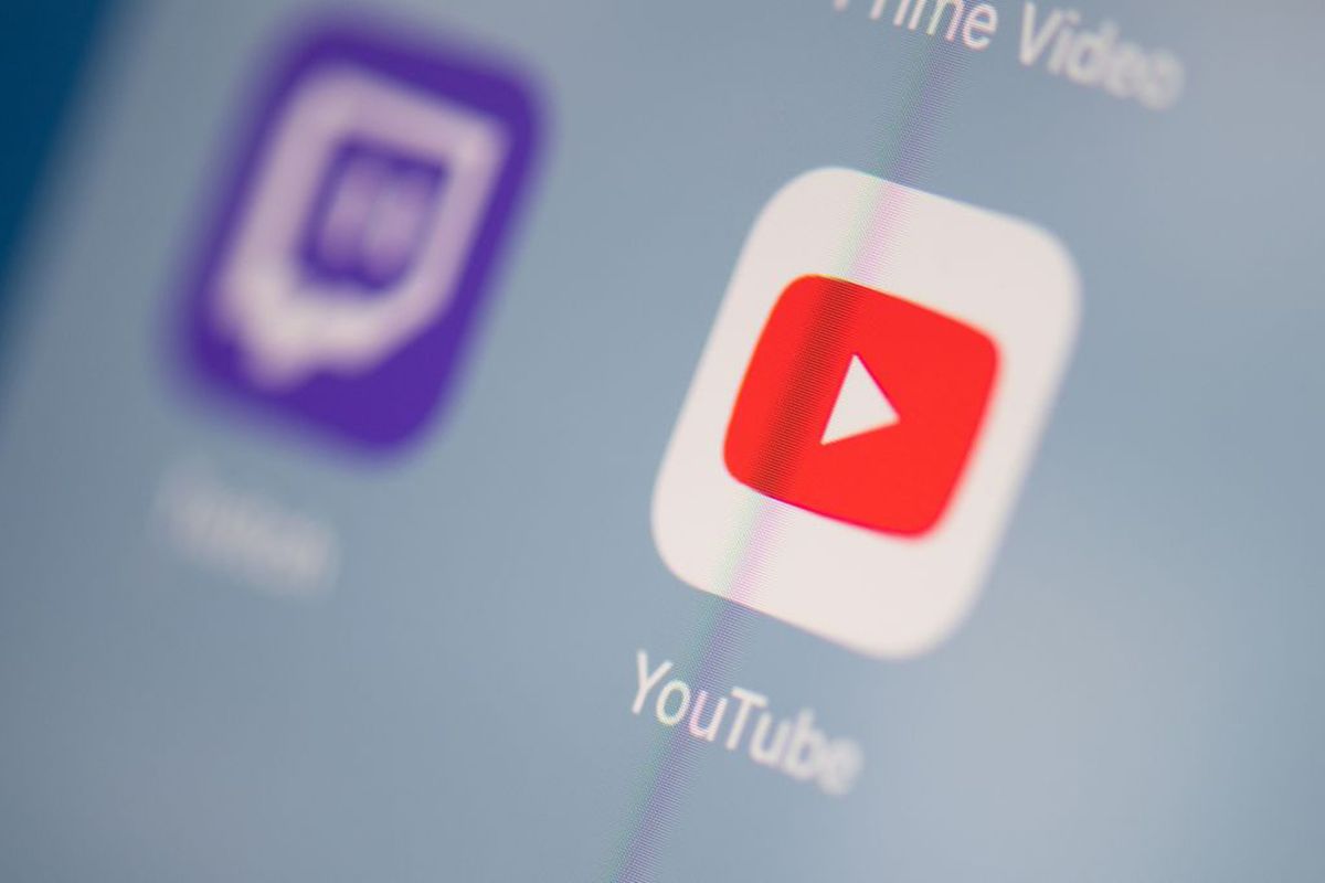 This illustration picture taken on July 24, 2019 in Paris shows the YouTube app on the screen of a tablet. (Martin Bureau/AFP/Getty Images North America/TNS)