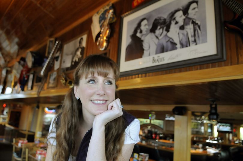 Marianne Guenther Bornhoft is helping organize an auction of items from Applebee’s in Spokane Valley. (Dan Pelle)