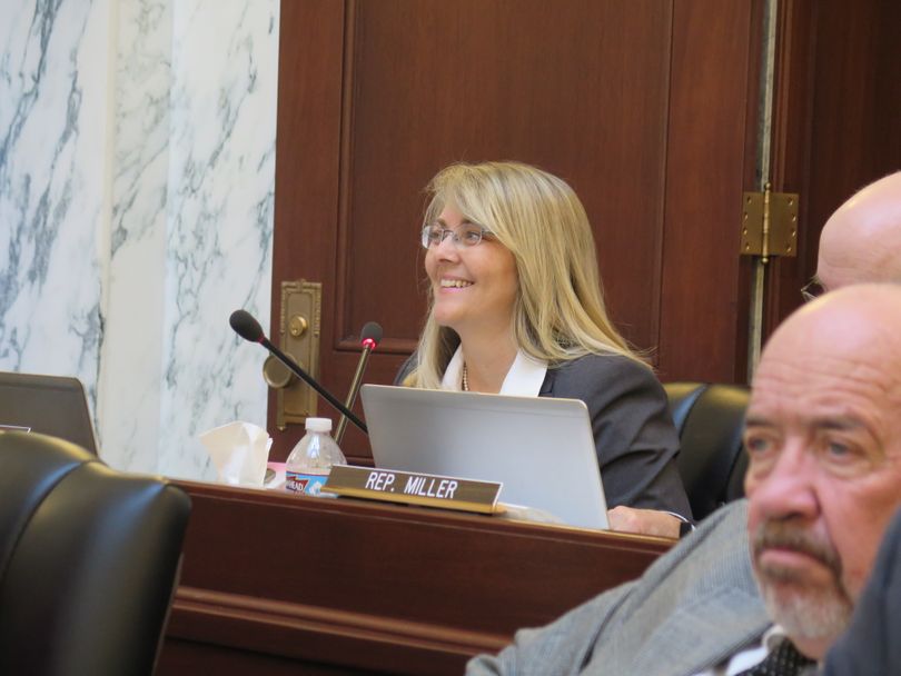 Rep. Wendy Horman, R-Idaho Falls, led a group of legislative budget writers who crafted the public school budget that won approval in the Idaho Legislature's joint budget committee on Monday morning, Feb. 27, 2017, (Betsy Z. Russell)