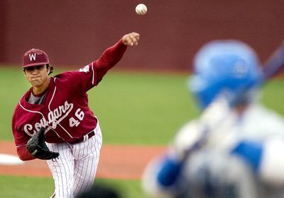 Washington State ace left-hander Matt Way is 8-4 this season, with a 6-2 record during Pacific-10 Conference play.  (Associated Press / The Spokesman-Review)