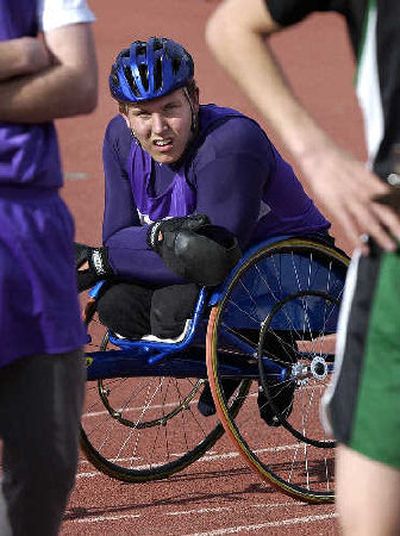 
Rogers'  Cody Mace competed in three GSL events April 20. 
 (Liz Kishimoto / The Spokesman-Review)