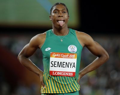 In this Friday, April 13, 2018 file photo South Africa’s Caster Semenya waits to compete in the woman’s 800m final at Carrara Stadium during the 2018 Commonwealth Games on the Gold Coast, Australia. Caster Semenya lost her appeal Wednesday May 1, 2019 against rules designed to decrease naturally high testosterone levels in some female runners. (Mark Schiefelbein / Associated Press)