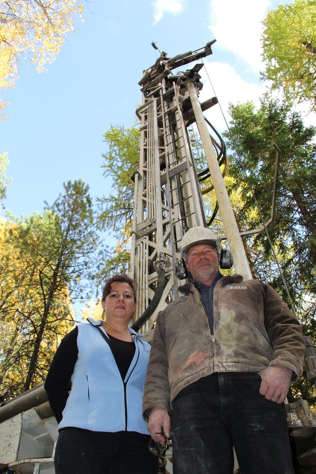 Cheryl and Morgan Joy  run Joyco Drilling Inc. in Newport, Wash.