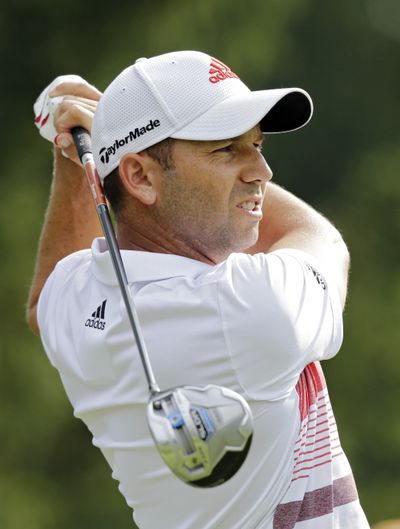 Sergio Garcia led by six at one point, but had his lead cut to three entering today’s final round at Firestone Country Club. (Associated Press)