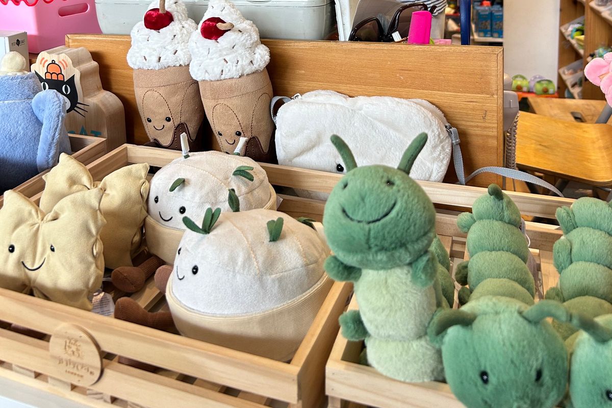 Fiona Wallis still keeps her Jellycat products close to the till to keep an eye on them. (Steve Hendrix/)