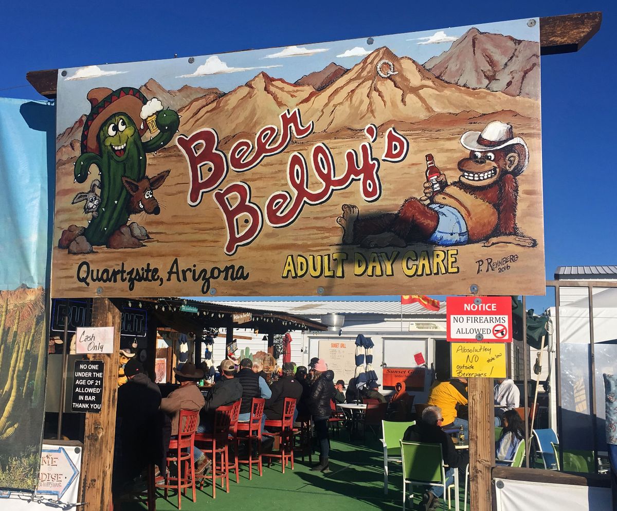 Beer Belly's is one of several venues offering regular entertainment in Quartzsite.  (John Nelson)