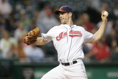 Cleveland’s Cliff Lee led the majors with 22 wins in 2008.  (Associated Press / The Spokesman-Review)