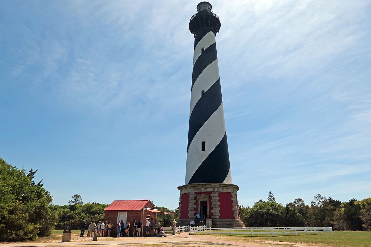 Cape Hatteras Lighthouse stands over the Outer Banks near the town of Buxton. (John Nelson)