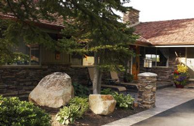 
When the Christensens remodeled their home, they replaced the exterior lava rock with slate, the standard gutters with copper and re-landscaped the front yard. 
 (Photos by Kathryn Stevens/ / The Spokesman-Review)
