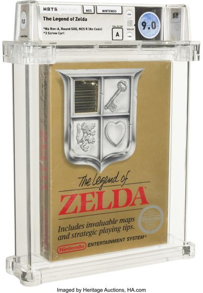 This photo provided by Heritage Auctions shows Nintendo’s 