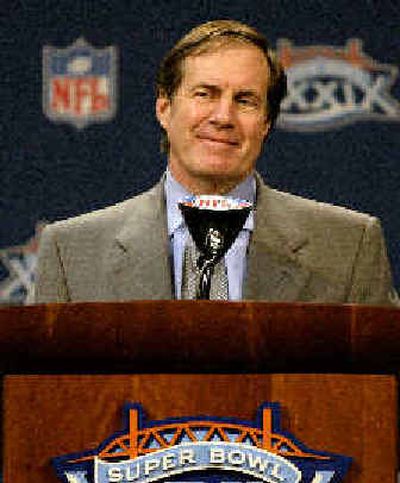 
New England head coach Bill Belichick has plenty to smile about these days.
 (Associated Press / The Spokesman-Review)