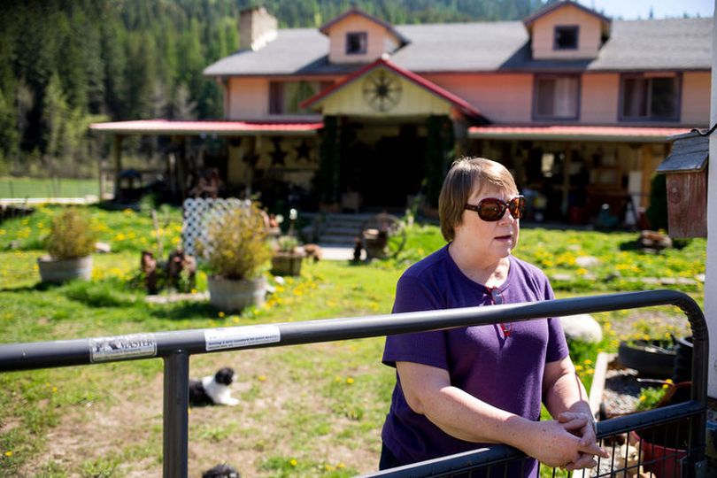 Standing outside her home in Cougar Gulch, Barbara Reames says while she never felt panic, the sense of caution was prevalent on Tuesday when law enforcement was searching for a man near her property who allegedly assaulted a police officer with a stolen vehicle. 