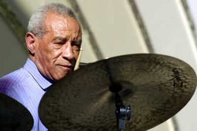 
Max Roach performs at the Playboy Jazz Festival in June  2001 at the Hollywood Bowl in Los Angeles. Roach died Thursday at 83. Associated Press
 (Associated Press / The Spokesman-Review)