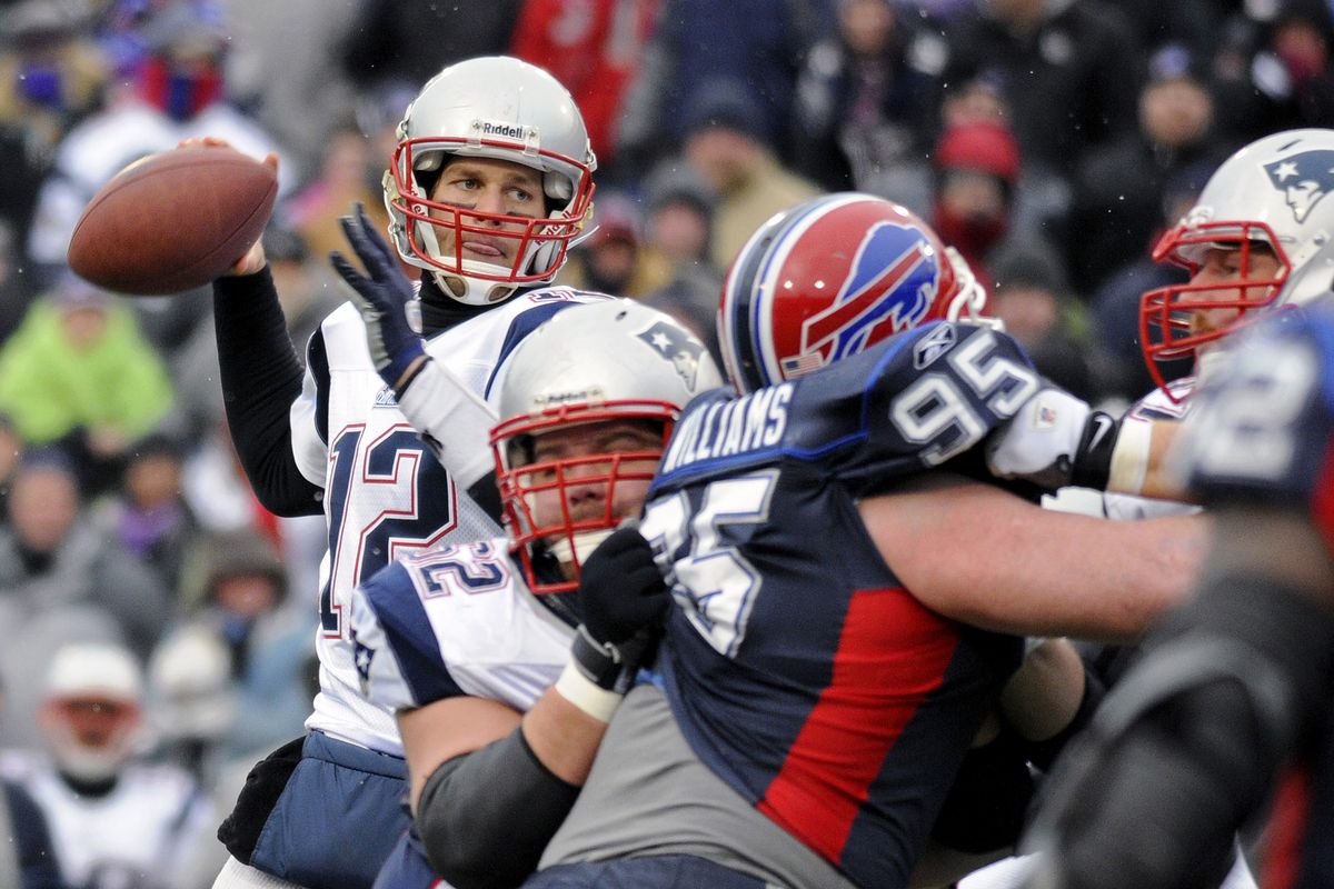 Quarterback Tom Brady and the Patriots have wrapped up home-field advantage in the AFC playoffs. (Associated Press)