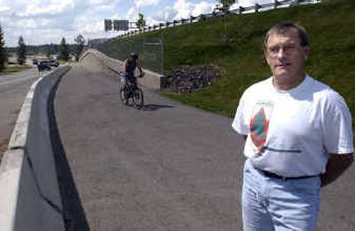 
Ray Martel has volunteered with the Centennial Trail group to help build and maintain the popular bike trail. 
 (Jesse Tinsley/The Spokesman-Revi / The Spokesman-Review)