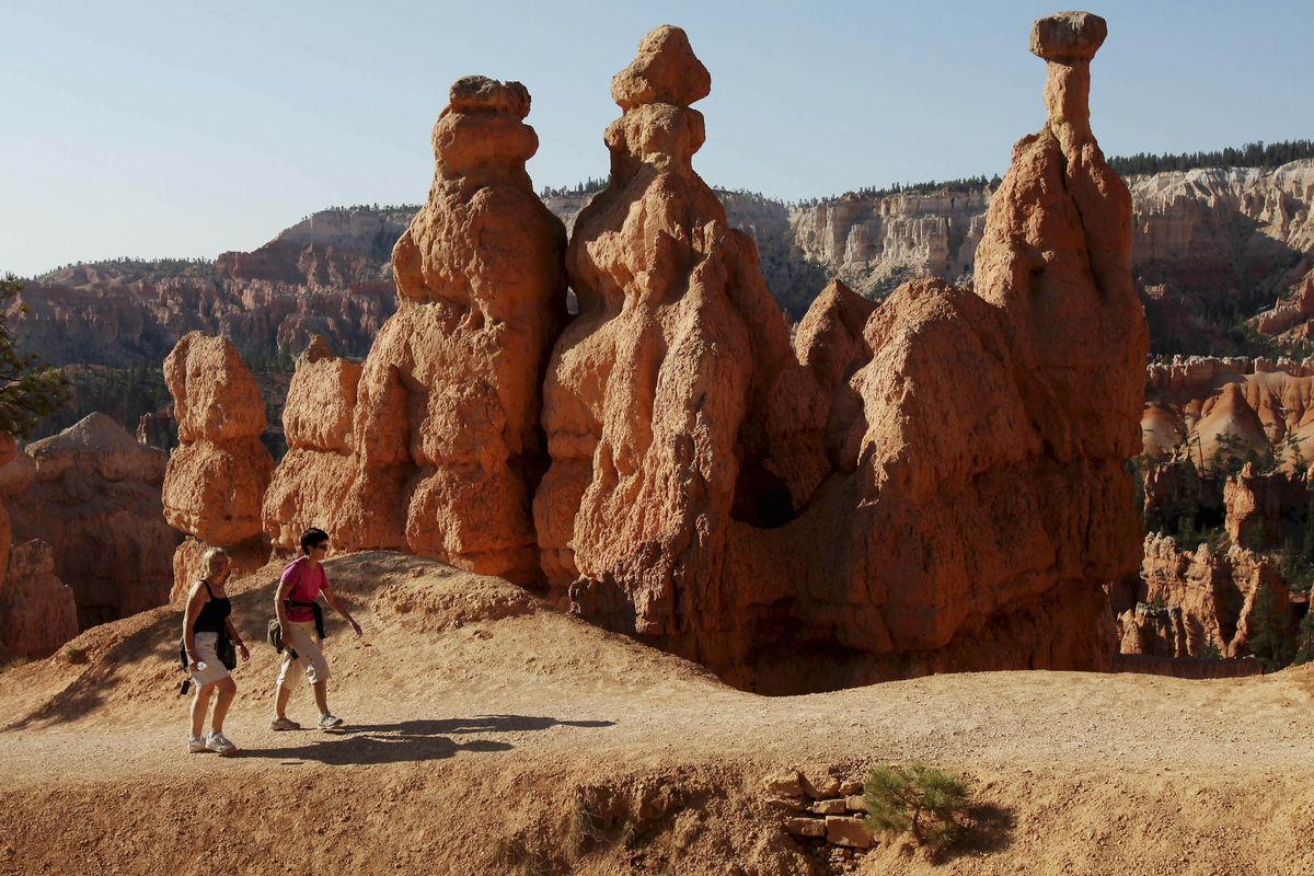 Bryce Canyon was among 401 national parks closed 16 days in October by the federal government shutdown. Local economies tied to parks lost millions of dollars. (Associated Press)