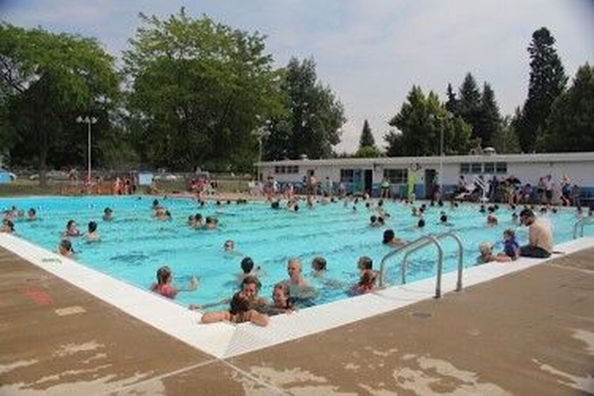 Swimmers at the now-closed Cheney Pool’s 50th Anniversary Celebration  (Courtesy of City of Cheney)