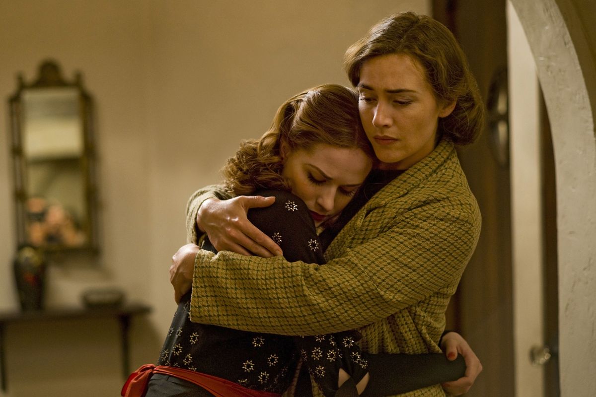 Evan Rachel Wood, left, and Kate Winslet in HBO’s “Mildred Pierce,” which earned 21 Emmy nominations.
