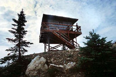 
A fire lookout has been restored and relocated on Quartz Mountain in Mount Spokane State Park.
 (Rich Landers / The Spokesman-Review)