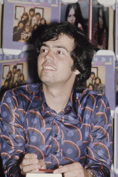 Singer Alan Osmond of musical family the Osmonds during publicity for their compilation album 