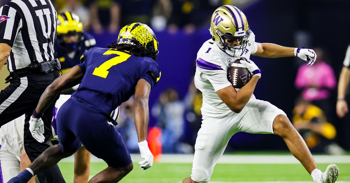 UW Football Stars Rome Odunze And Dillon Johnson Declare For NFL Draft ...