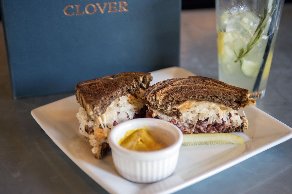 The Reuben sandwich at Clover, a restaurant at 913 E. Sharp in Spokane.  Jesse Tinsley/THE SPOKESMAN-REVIEW (Jesse Tinsley / The Spokesman-Review)