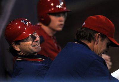 Manager Tim Hulett, left, doesn't plan any big changes when facing Everett.  (Rajah Bose / The Spokesman-Review)