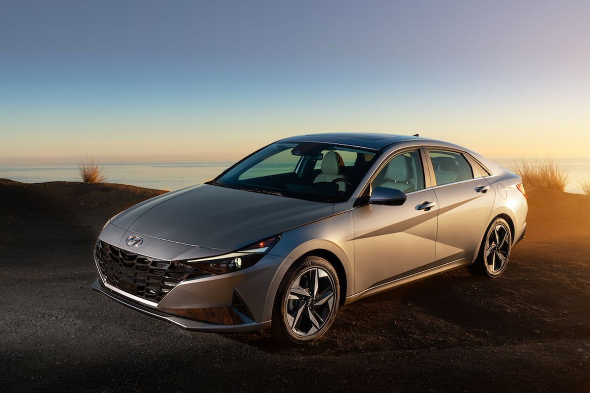 Elantra, which recently was named North American Car of the Year, is longer, lower and wider than before. It has a longer wheelbase, which contributes to a better ride and roomier cabin. (Hyundai)