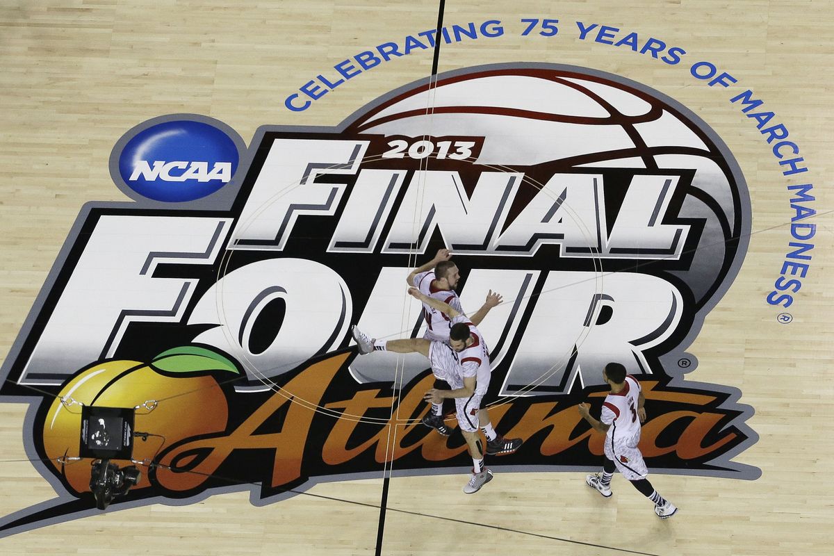 Louisville has advanced to the championship game of the 75th NCAA national basketball championship. (Associated Press)