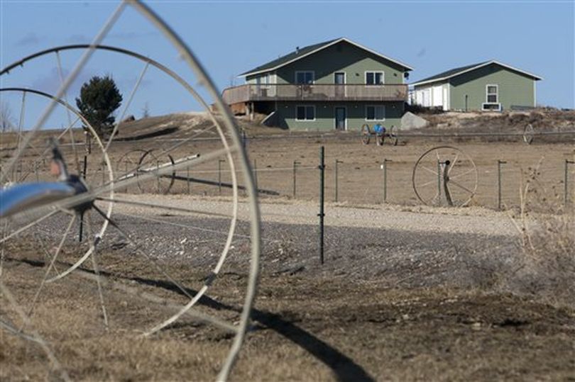 A house in Marsing, Idaho is shown on Wednesday, Feb. 9, 2011. A man called Jay Shaw lived for more than 10 years on this 12-acre farm In court on Wednesday, Feb. 9, 2011 in Boise, Idaho, the man was identified as Enrico M. Ponzo, a man the FBI says is a mobster from Boston who has been avoiding arrest for 17 years.  (Katherine Jones / (AP Photo/ Idaho Statesman, Katherine Jones))