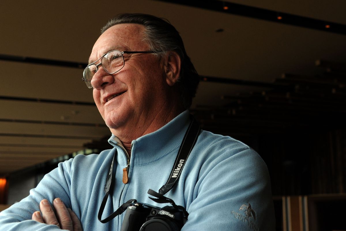 Bob Bostwick, director of public relations for the Coeur d’Alene Casino Resort Hotel, gives a tour of the new expansion Wednesday.